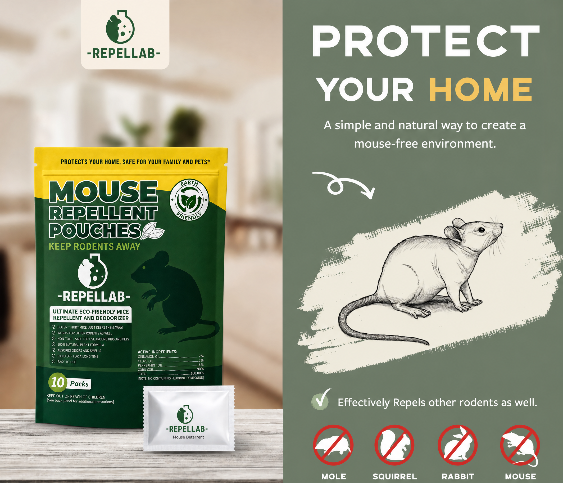 Repellab Repellant Pouches